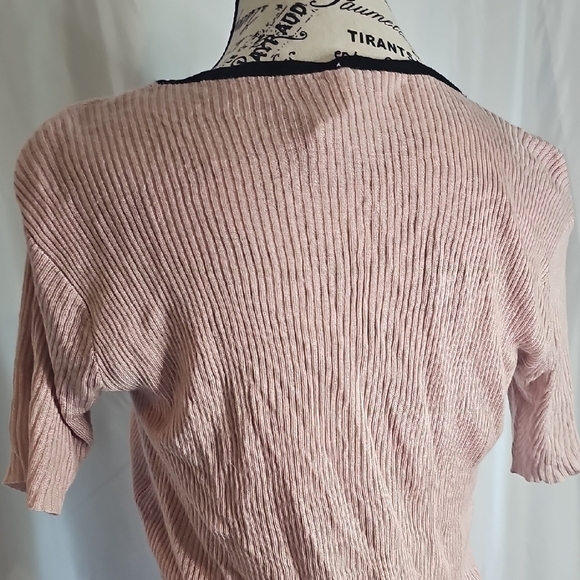 POL Pink Ribbed Top - Picture 4 of 5